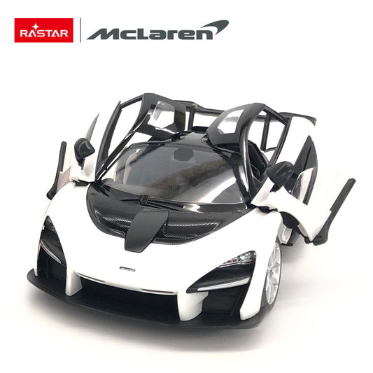 Rastar 1:14 McLaren Senna RC Car | Official Licensed Remote Control Hypercar (Model 96600) - White