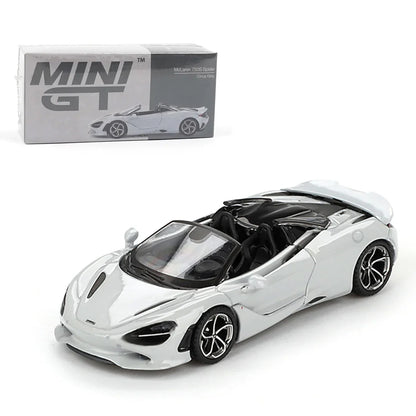 MINI GT 1:64 McLaren 720S Spider – Cirrus Grey - Jaiman Toys