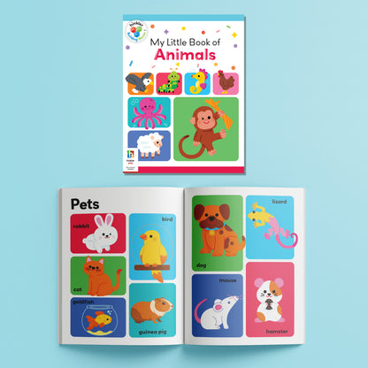 Hinkler Building Blocks Floor Puzzle First Animals | 28-Piece Educational Animal Jigsaw Puzzle with 16-Page Activity Book & Poster | Learning Puzzle for Kids Ages 3+