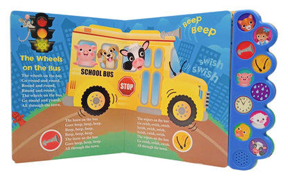 Noisy Nursery Rhymes Sound Book with 10 Fun & Playful Sounds for Kids