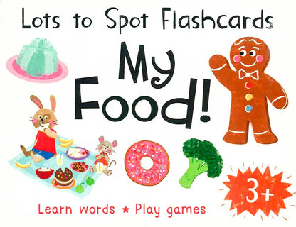 Lots To Spot Flashcards: My Food! Card Game - Jaiman Toys