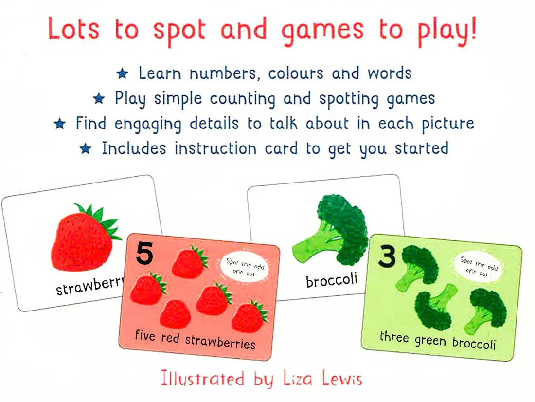 Lots To Spot Flashcards: My Food! Card Game - Jaiman Toys