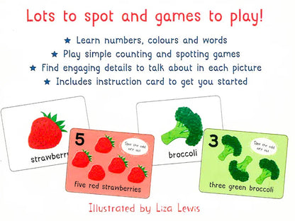 Lots To Spot Flashcards: My Food! Card Game - Jaiman Toys
