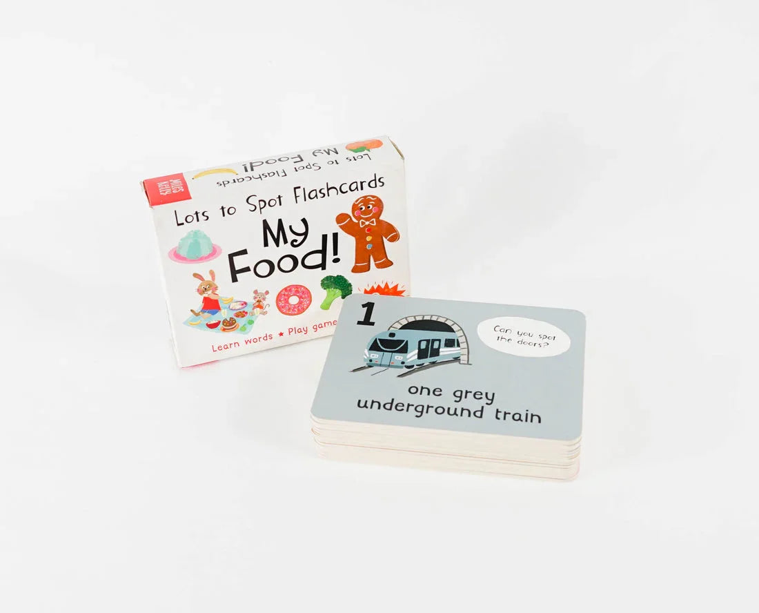 Lots To Spot Flashcards: My Food! Card Game - Jaiman Toys