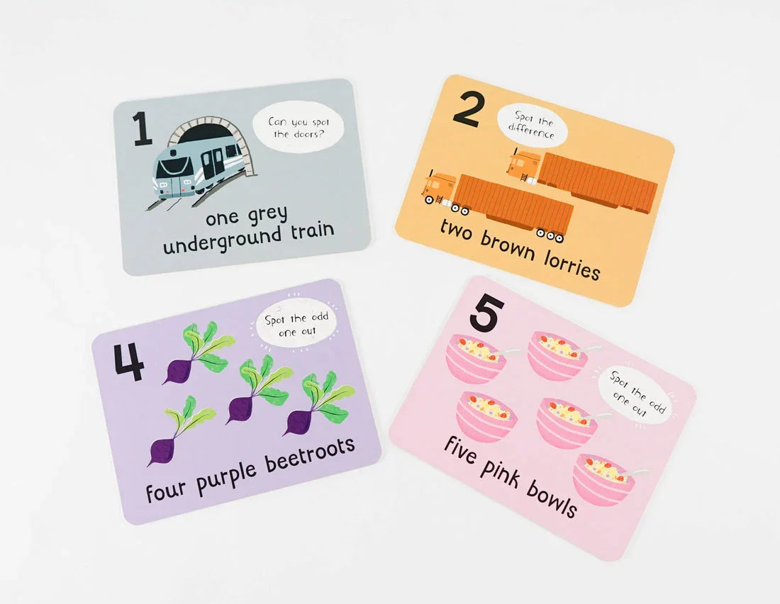 Lots To Spot Flashcards: My Food! Card Game - Jaiman Toys