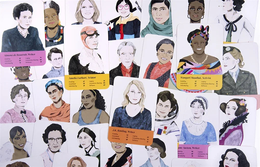 Fantastic Women: A Top Score Card Game – Inspiring Women in History - Jaiman Toys