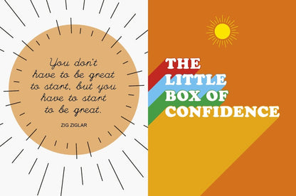 Card Game: The Little Box of Confidence: 52 Beautiful Cards of Uplifting Quotes and Empowering Affirmations