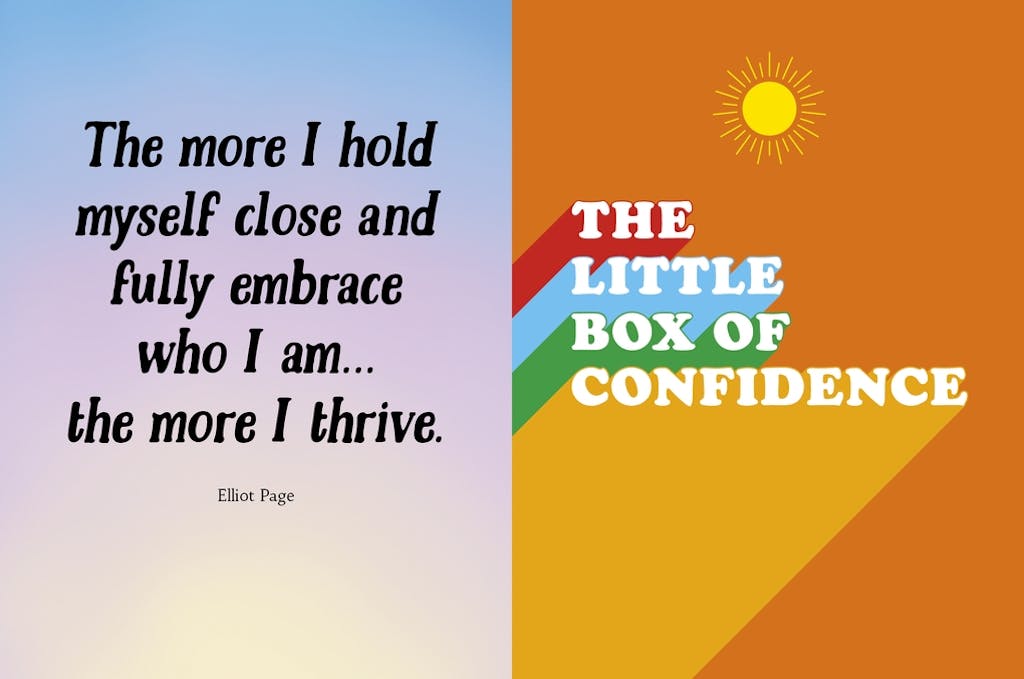 Card Game: The Little Box of Confidence: 52 Beautiful Cards of Uplifting Quotes and Empowering Affirmations