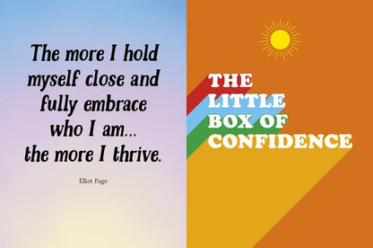 Card Game: The Little Box of Confidence: 52 Beautiful Cards of Uplifting Quotes and Empowering Affirmations