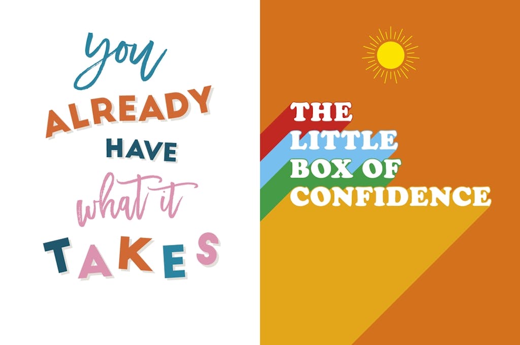 Card Game: The Little Box of Confidence: 52 Beautiful Cards of Uplifting Quotes and Empowering Affirmations