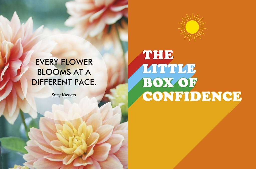 Card Game: The Little Box of Confidence: 52 Beautiful Cards of Uplifting Quotes and Empowering Affirmations