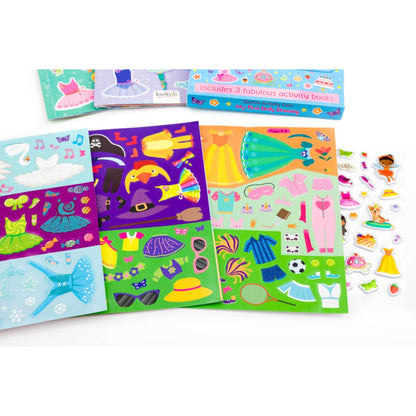Sparkly Activity Case: My First Dolly Dressing | 3 Activity Books + 600+ Stickers | Creative Dress-Up Fun for Kids