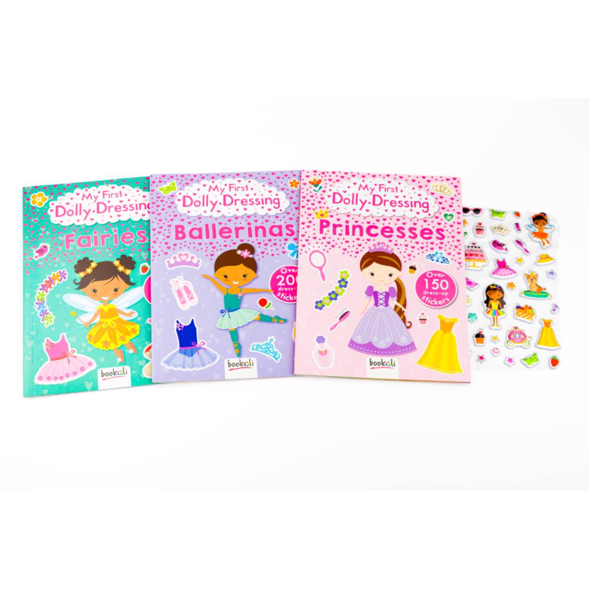 Sparkly Activity Case: My First Dolly Dressing | 3 Activity Books + 600+ Stickers | Creative Dress-Up Fun for Kids