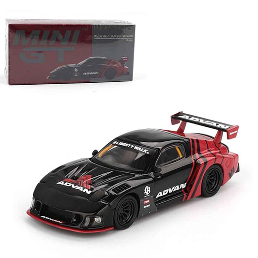 MINI GT MGT00983 Mazda RX-7 LB-Super Silhouette – Advan Livery - Jaiman Toys