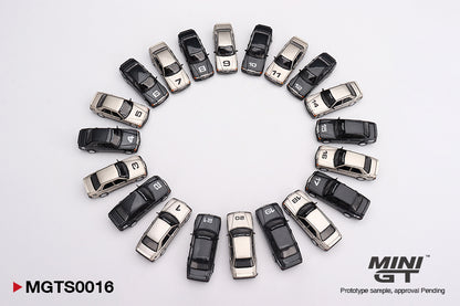 MINI GT 1:64 Mercedes-Benz 190E 2.3-16 1984 Nürburgring Race of Champions Complete Set (20 Cars) Limited Edition 5000 Worldwide Diecast Collector