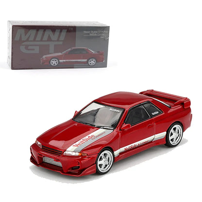 MINI GT Nissan Skyline GT-R (R32) VeilSide Combat C-I – Gem Red | 1:64 Scale Diecast Model Car - Jaiman Toys