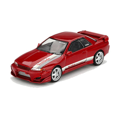 MINI GT Nissan Skyline GT-R (R32) VeilSide Combat C-I – Gem Red | 1:64 Scale Diecast Model Car - Jaiman Toys