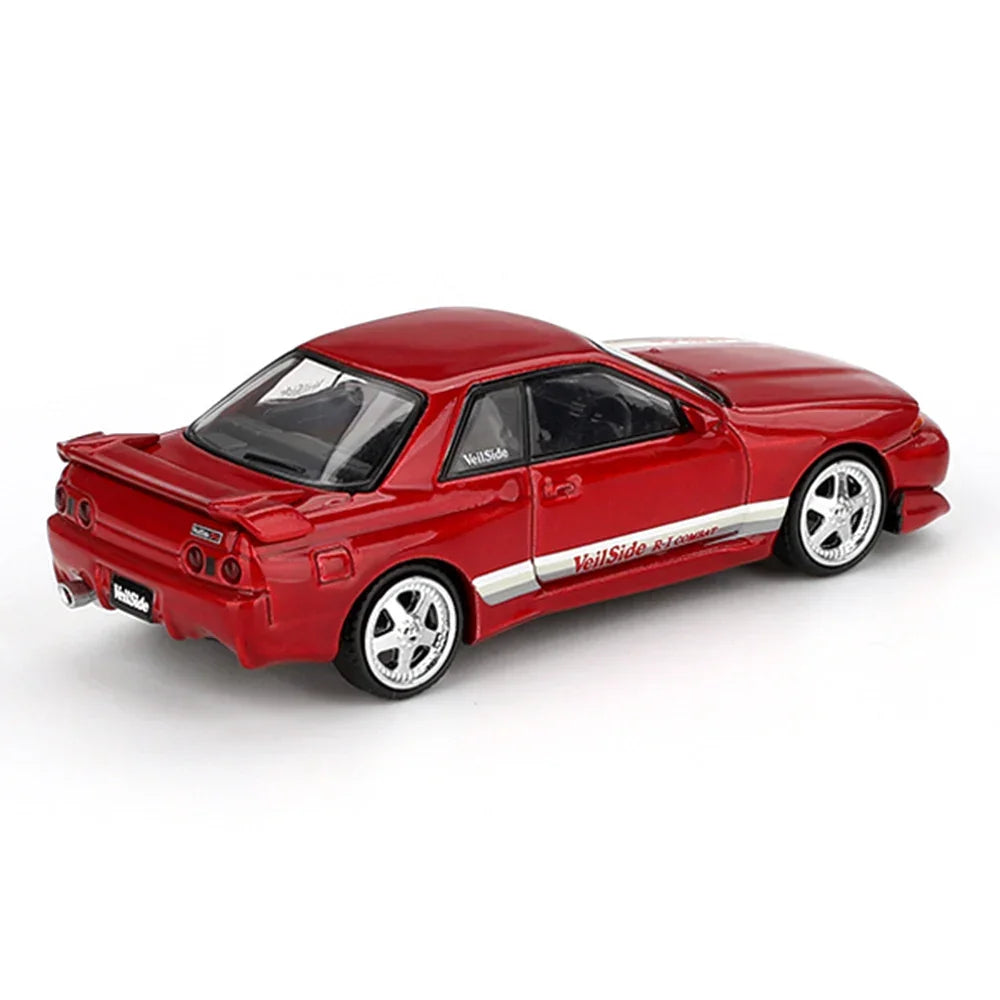 MINI GT Nissan Skyline GT-R (R32) VeilSide Combat C-I – Gem Red | 1:64 Scale Diecast Model Car - Jaiman Toys