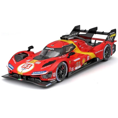 Bburago Racing 1/24 Ferrari 499P 24th LeMans Diecast Car Model for Collectors 14+ Years