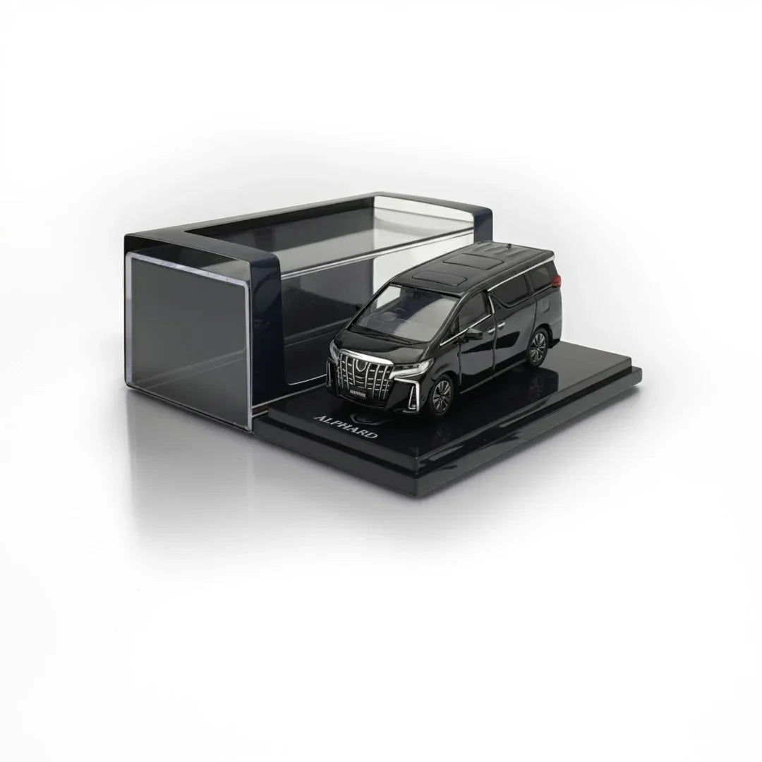 Hobby Japan 1:64 Toyota HJ645012ABK ALPHARD HYBRID (H30W) Hybrid with Sunroof Black Pearl Crystal Shine