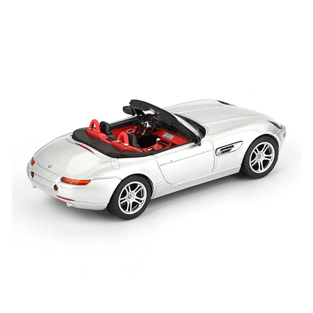 Mini GT 1:64 BMW Z8 Silver Diecast Model Car