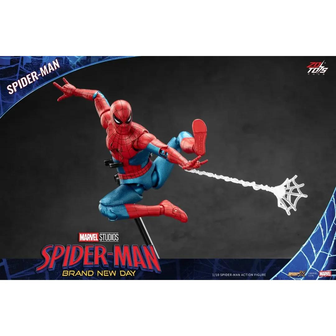 ZD Toys Marvel Studios Spider-Man Brand New Day 1:10 Scale Action Figure (6-7 Inch) | Premium Collectible Display Figure