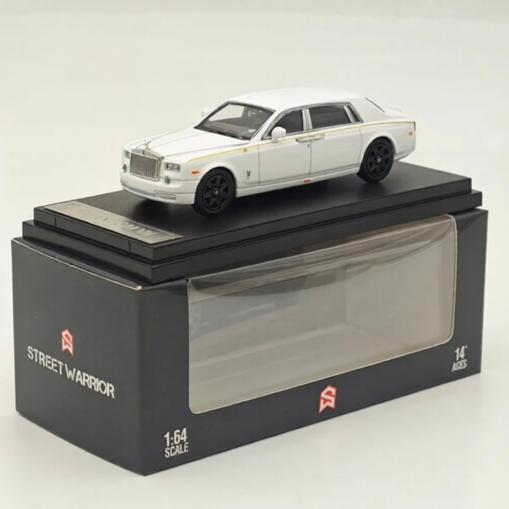 Street Weapon 1:64 Rolls-Royce Phantom VII Sunflower Edition Die-Cast Model Car | Premium Luxury Collectible (2 Variants)