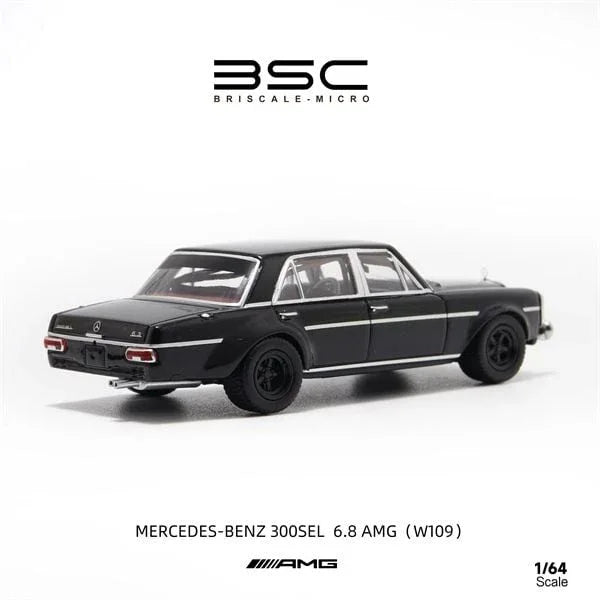 BSC 1:64 Mercedes Benz 300SEL W109 AMG Black