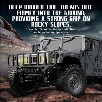 RC 4WD Military Climbing Truck 1:12 Scale | 2.4GHz Remote Control Off-Road Crawler with LED Lights, Independent Suspension & RTR Design