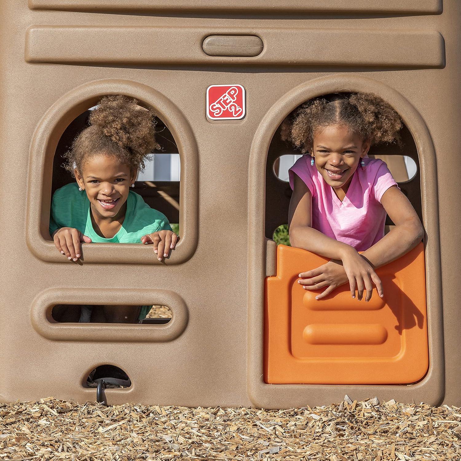 Step2 Naturally Playful Playhouse Climber & Swing Set Extension | Outdoor Playset for Kids - Jaiman Toys