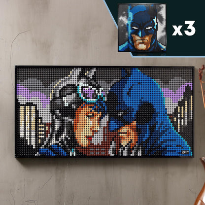 LEGO Art Jim Lee Batman Collection 31205 Canvas Wall Decor with The Joker or Harley Quinn, Crafts Xmas Gift Idea for Him, Her, Men, Women, DIY Poster, Big Set for Adults,