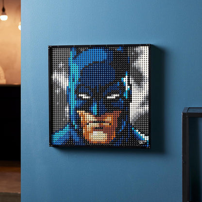 LEGO Art Jim Lee Batman Collection 31205 Canvas Wall Decor with The Joker or Harley Quinn, Crafts Xmas Gift Idea for Him, Her, Men, Women, DIY Poster, Big Set for Adults,