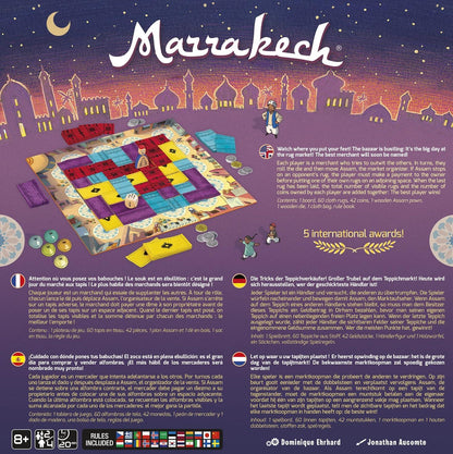 Marrakech Board Game – Strategic Family Game of Rugs & Negotiation - Jaiman Toys