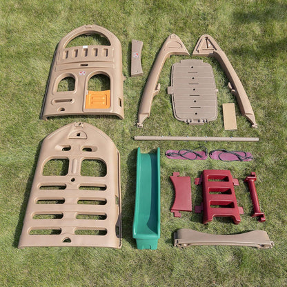 Step2 Naturally Playful Playhouse Climber & Swing Set Extension | Outdoor Playset for Kids - Jaiman Toys