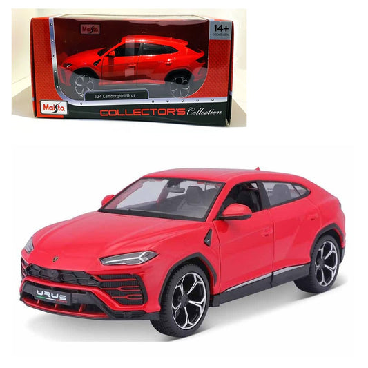 Maisto - 1/25 Scale Model Compatible with Lamborghini Urus Replica Miniature Model 2018 (Red) - Adult