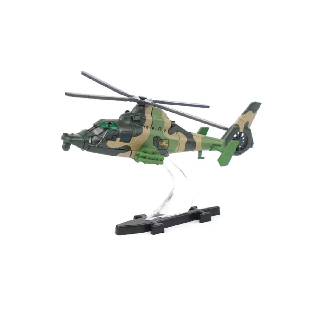 XCARTOYS G027-1 1:170 Military Z-9WA Helicopter Model Diecast Metal - Jaiman Toys