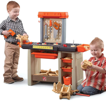 Step2 Handyman Kids Workbench – 30+ Tools & Accessories, Indoor/Outdoor Pretend Play - Jaiman Toys