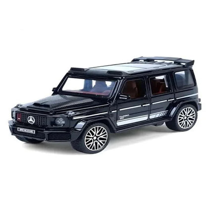 JOY JUNCTION 1:32 Luxury Off-Road SUV Diecast Car – Black Alloy Metal Model with Openable Doors | Premium Collector Edition