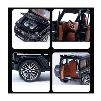 JOY JUNCTION 1:32 Luxury Off-Road SUV Diecast Car – Black Alloy Metal Model with Openable Doors | Premium Collector Edition