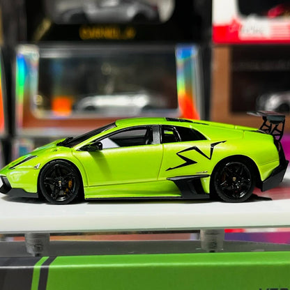JOY JUNCTION 1:32 Green Supercar Diecast Model – Alloy Metal Sports Car with Openable Doors | Premium Collector Edition