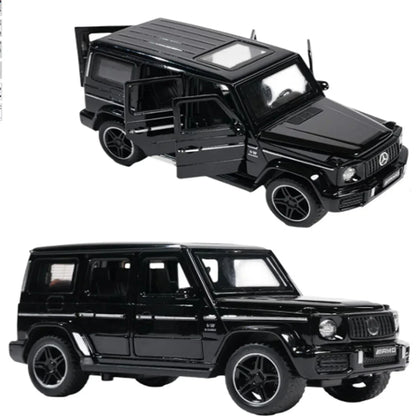 JOY JUNCTION 1:32 Alloy Diecast Luxury SUV Car – Black Metal Model Toy with Display Box for Kids & Collectors