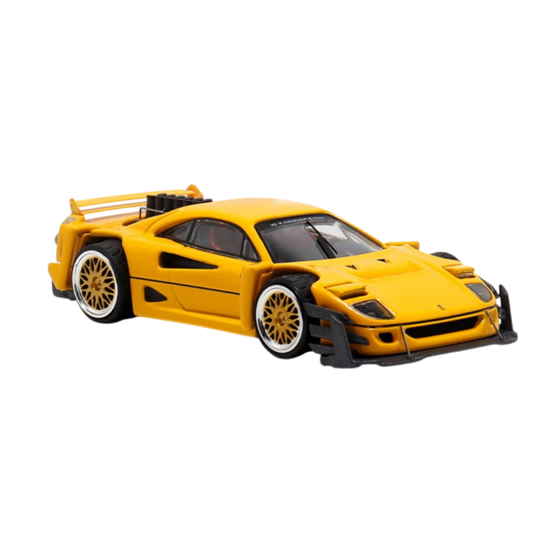 Autobots Models Ferrari F40 Yellow – 1:64 Scale Diecast Model Car