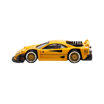 Autobots Models Ferrari F40 Yellow – 1:64 Scale Diecast Model Car