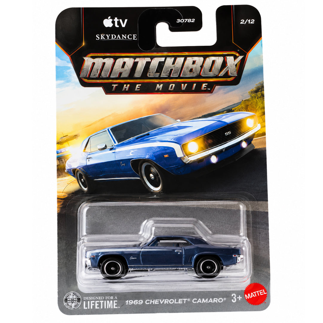 Matchbox 1:64 The Movie 1969 Chevrolet Camaro Die-Cast Vehicle | Apple TV Skydance Collection | Metal Series