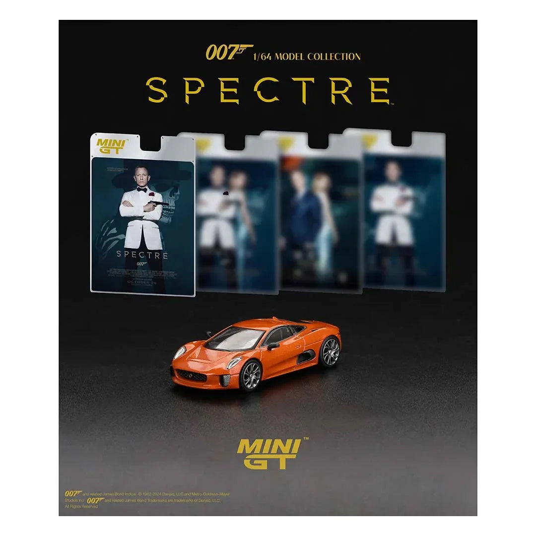 Mini GT 1/64 Jaguar C-X75 007 Series Spectre English Blister Packaging - Jaiman Toys