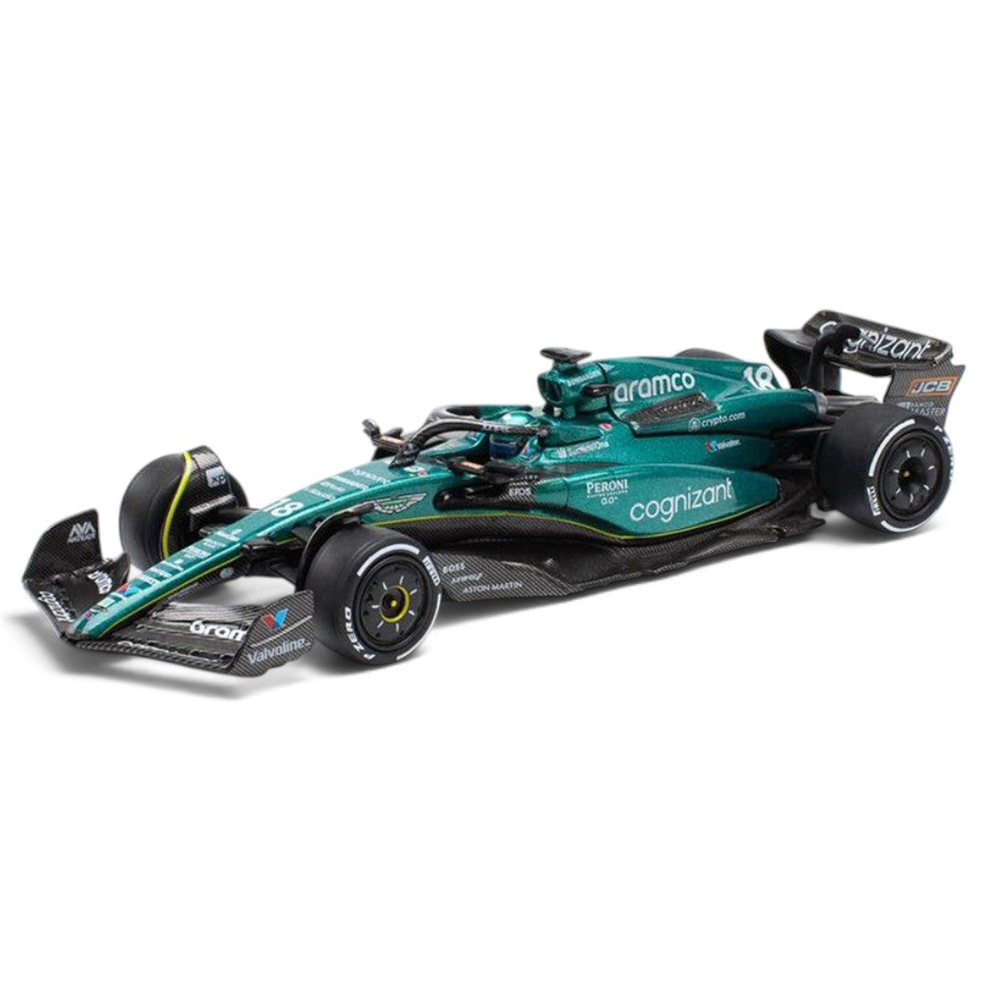 POP RACE 1:64 Aston Martin Aramco AMR23 F1 Race Car – PR64-234