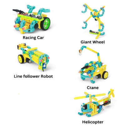 Witblox Electronics & Robotics Kit | STEM Educational Toy for Kids 8+ | 142 WitBricks & 101+ Builds