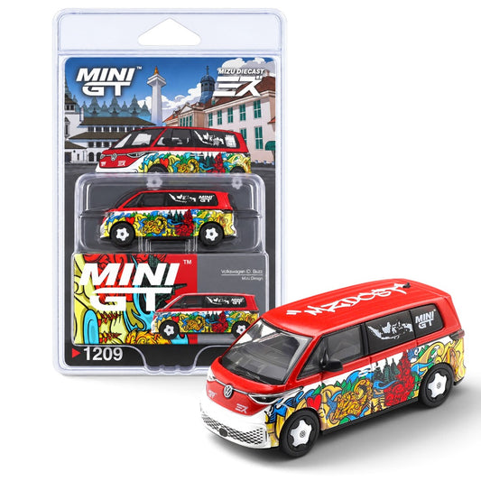 MINI GT 1:64 (Blister Pack) Volkswagen ID. Buzz Mizu Design Die-Cast Model Car – 1209