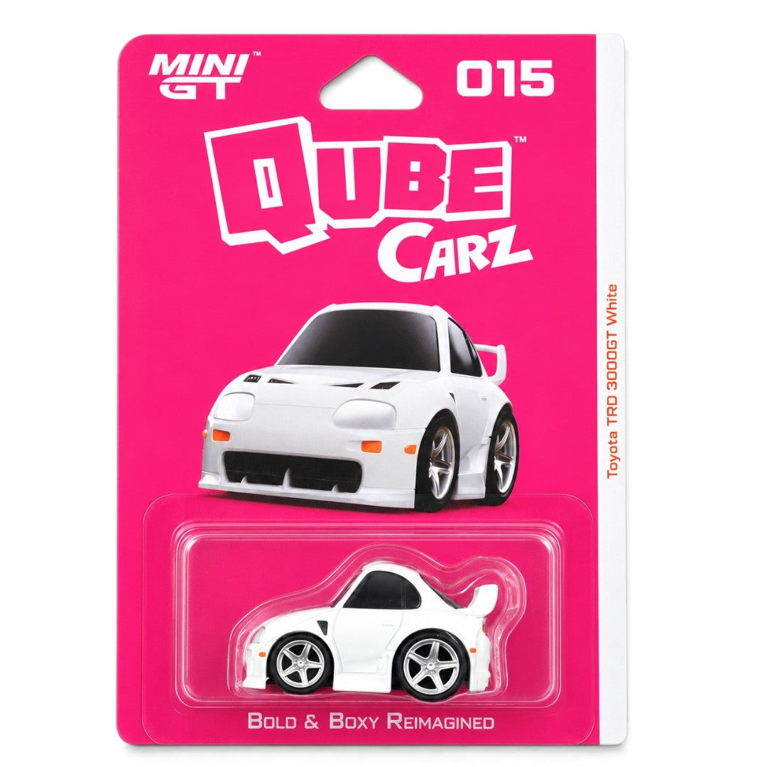 MINI GT 1:64 (Blister Pack) Qube Carz Toyota TRD 3000GT White – 015