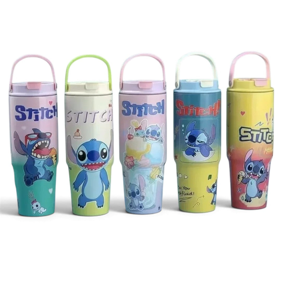 Stitch 900 ml (30 oz) Vacuum Insulated Stainless Steel Sipper Water Bottle